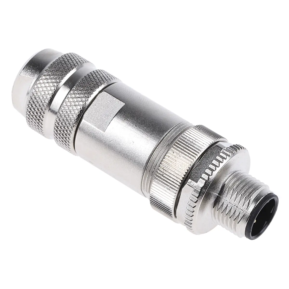 Produktfoto 1 von Phoenix Contact SACC M12 M12 Rundsteckverbinder Stecker 4-polig Stecker 4A Kabel IP40