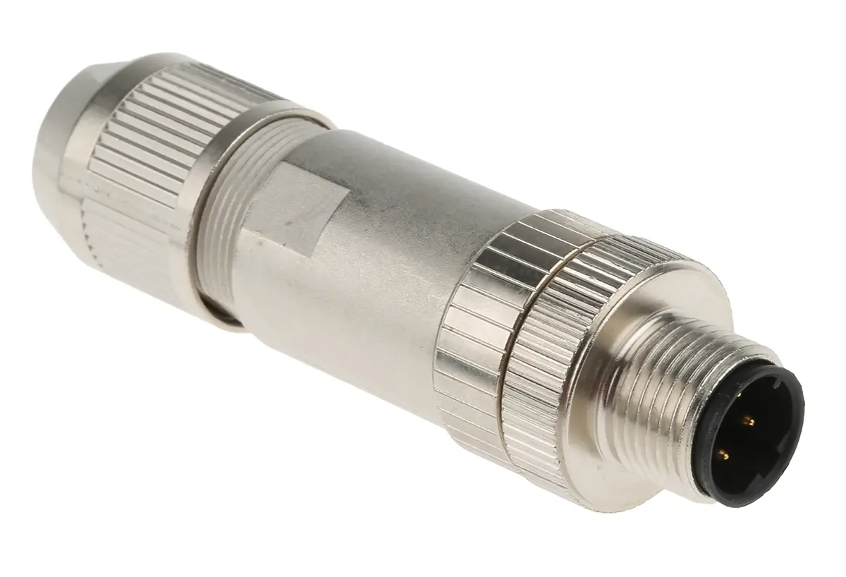 Produktfoto 1 von Phoenix Contact SACC M12 M12 Rundsteckverbinder Stecker 4-polig Stecker 1.75A Kabel IP40