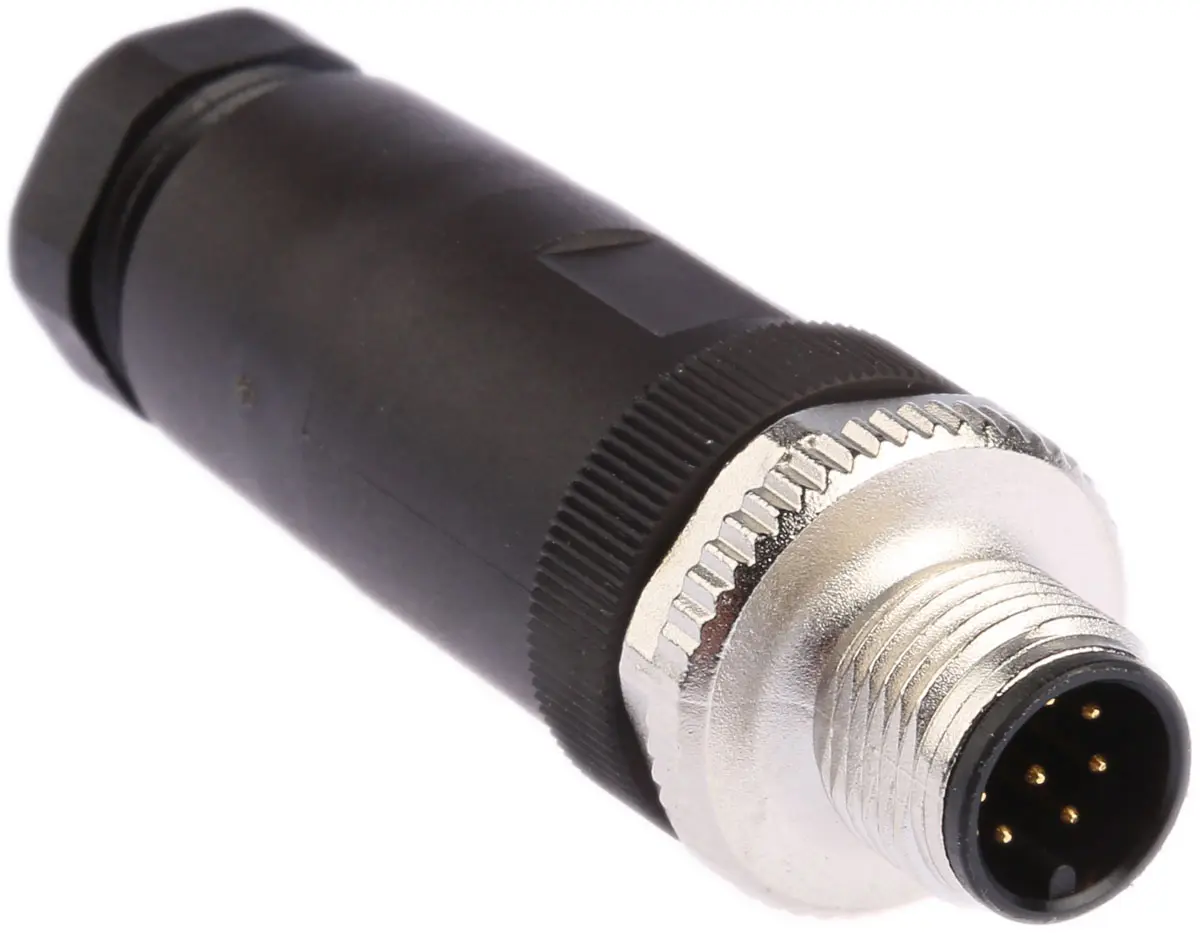 Produktfoto 1 von Phoenix Contact SACC M12 M12 Rundsteckverbinder Stecker 8-polig Stecker 2A Kabel IP40