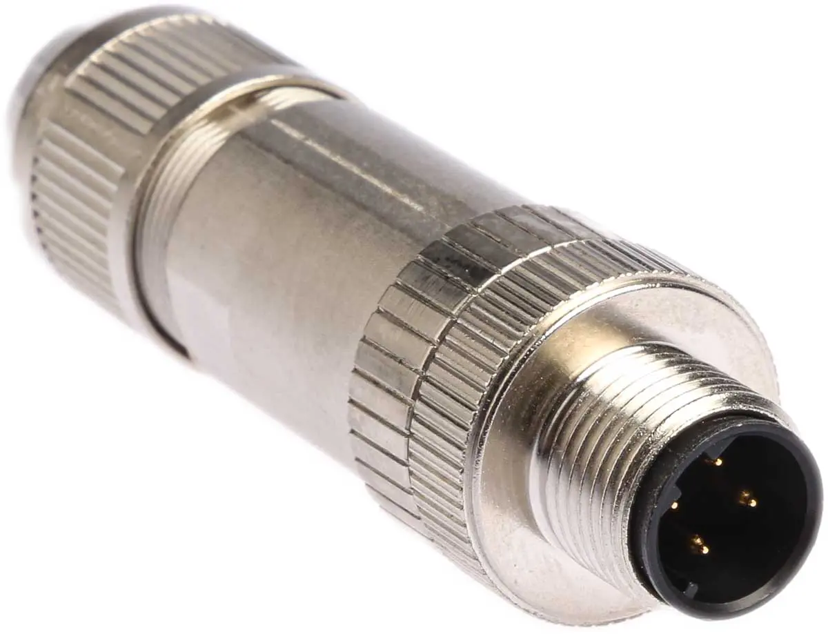 Phoenix Contact SACC M12 M12 Rundsteckverbinder Stecker 4-polig Stecker 1.75A Kabel IP40