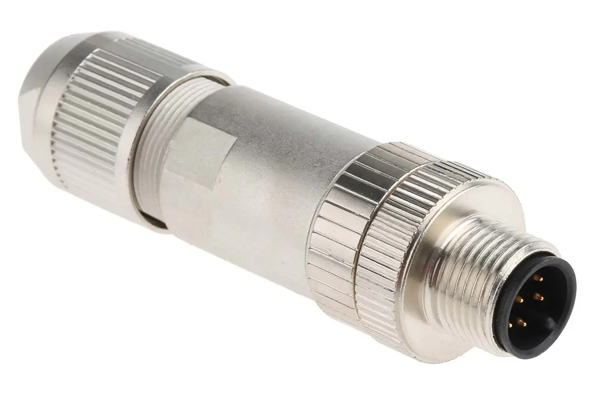 Produktfoto 1 von Phoenix Contact SACC-M12MS-8Q SH M12 M12 Rundsteckverbinder Stecker 8-polig Stecker 2A Kabel IP40