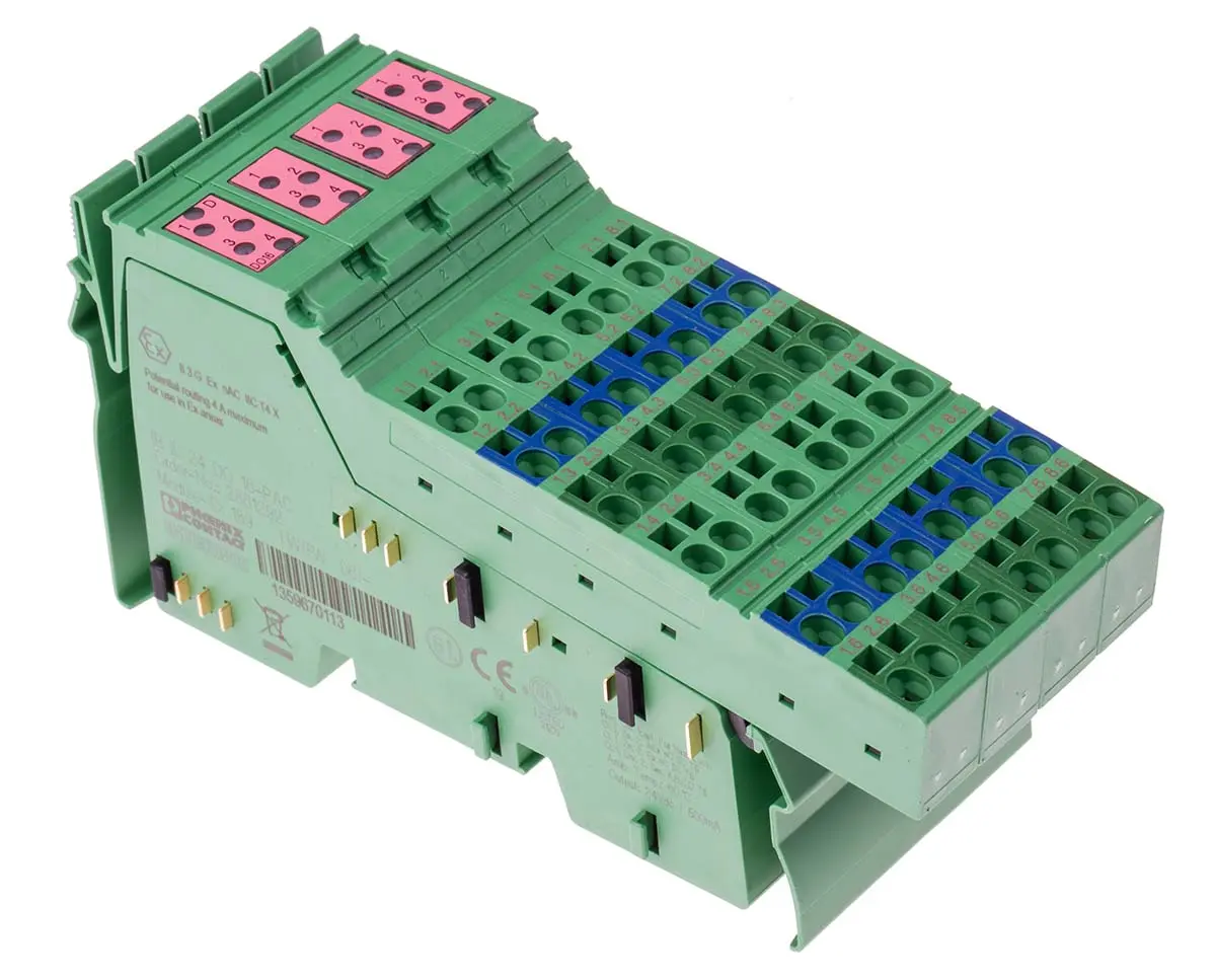 Produktfoto 1 von Phoenix Contact IB IL 24 DO 16-PAC Anschlussklemmenblock  Digital Ausgang 24 V DC 8 A