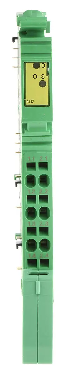 Produktfoto 1 von Phoenix Contact IB IL AO 2/U/BP-PAC Anschlussklemmenblock / 2 x Analog Ausgang 24 V DC