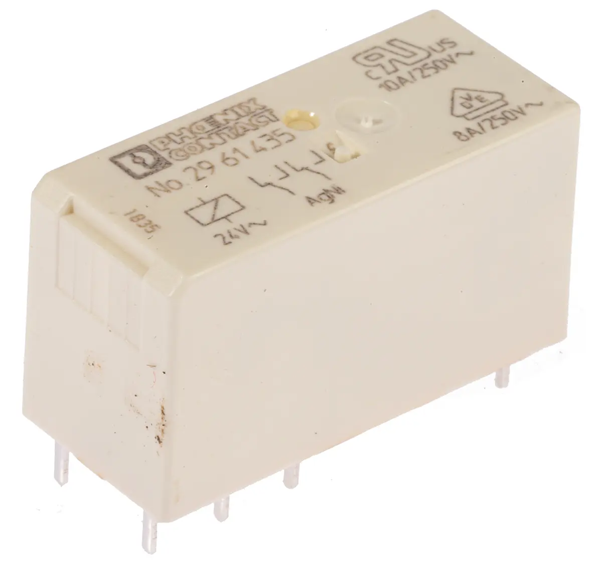 Produktfoto 1 von Phoenix Contact REL-MR- 24AC/21-21 24V ac Spule 2-poliger Wechsler Printrelais 8A 350 O