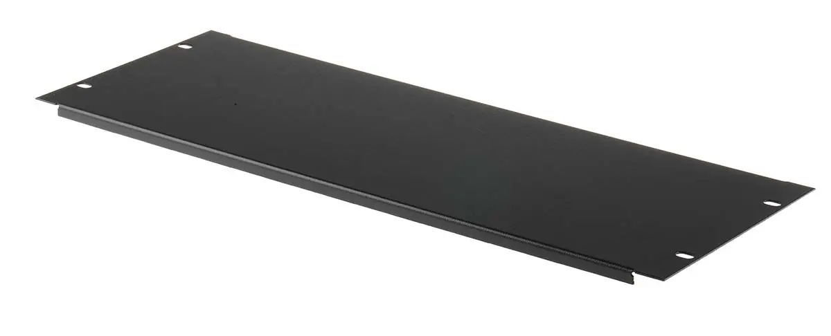 Produktfoto 1 von RS PRO Stahl 4 U, Schwarz 483 mm 9 mm
