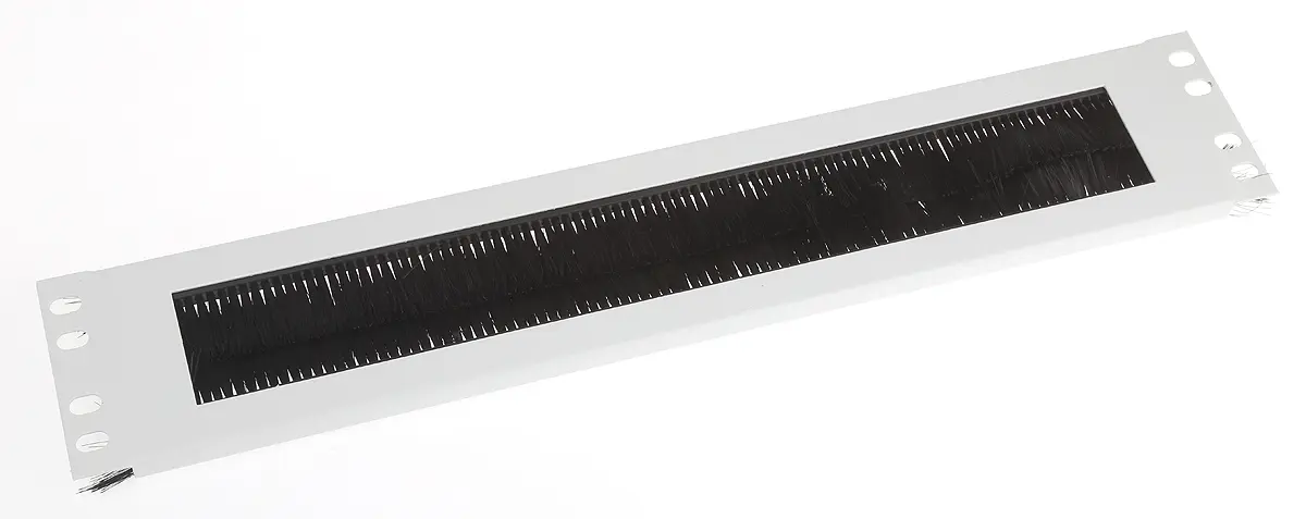 Produktfoto 1 von RS PRO 2 U Kabeleinführungsblende Kabeleinführungsblende zur Verwend.mit 19 Zoll, Stahl