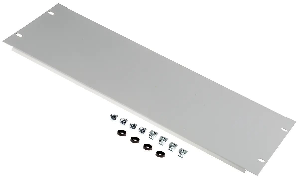 RS PRO Stahl 4 U, Grau 483 mm 9 mm