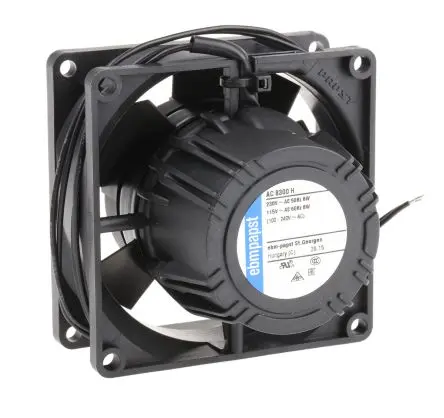 Produktfoto 1 von ebm-papst AC 8300 Axiallüfter, Kugel, 265V ac, 85 V ac / 8.3 W 70 mA, 5000 U/min, 80 m³/h 80 mm 32mm 80 mm