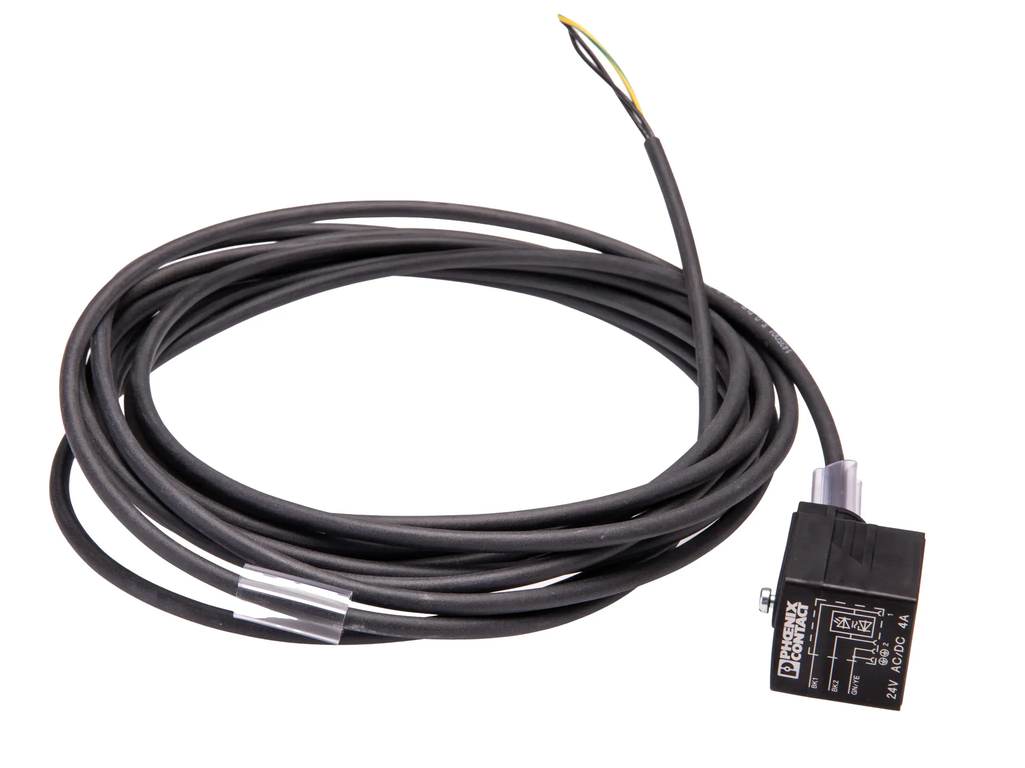 Phoenix Contact SAC-3P- 5.0-PUR/A-1L-Z, 3-polig Sensor-Betätigungselementkabel, Gerade Buchse 3 / Nicht abgeschlossen,