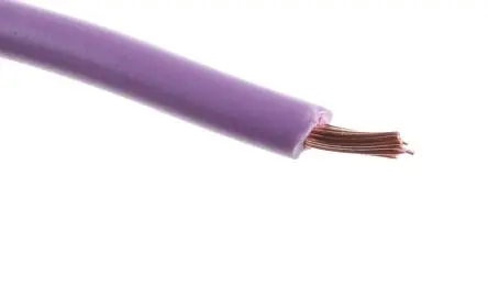 Produktfoto 1 von RS PRO Schaltdraht, 20 AWG 100 m Violett Ø 2.8 mm 24 Litzen