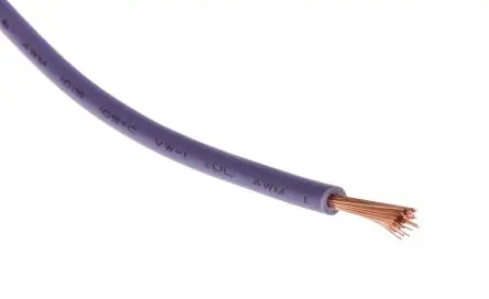 Produktfoto 1 von RS PRO Schaltdraht, 14 AWG 100 m Violett Ø 3.7 mm 50 Litzen Polyvinylchlorid