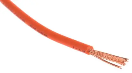 Produktfoto 1 von RS PRO Schaltdraht, 16 AWG 100 m Orange Ø 3.3 mm 30 Litzen