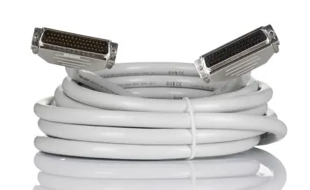Produktfoto 1 von Phoenix Contact 230 Serielles Kabel / D-Sub, 50-polig Buchse / DB50 Stecker, 6 m Polyvinylchlorid, Grau, cUL, UL