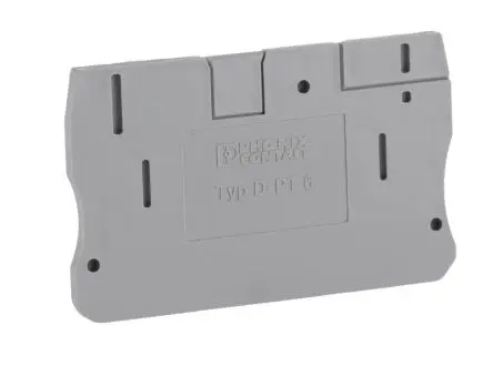 Phoenix Contact D - PT 6 Endabdeckung für Modularer Anschlussklemmenblock