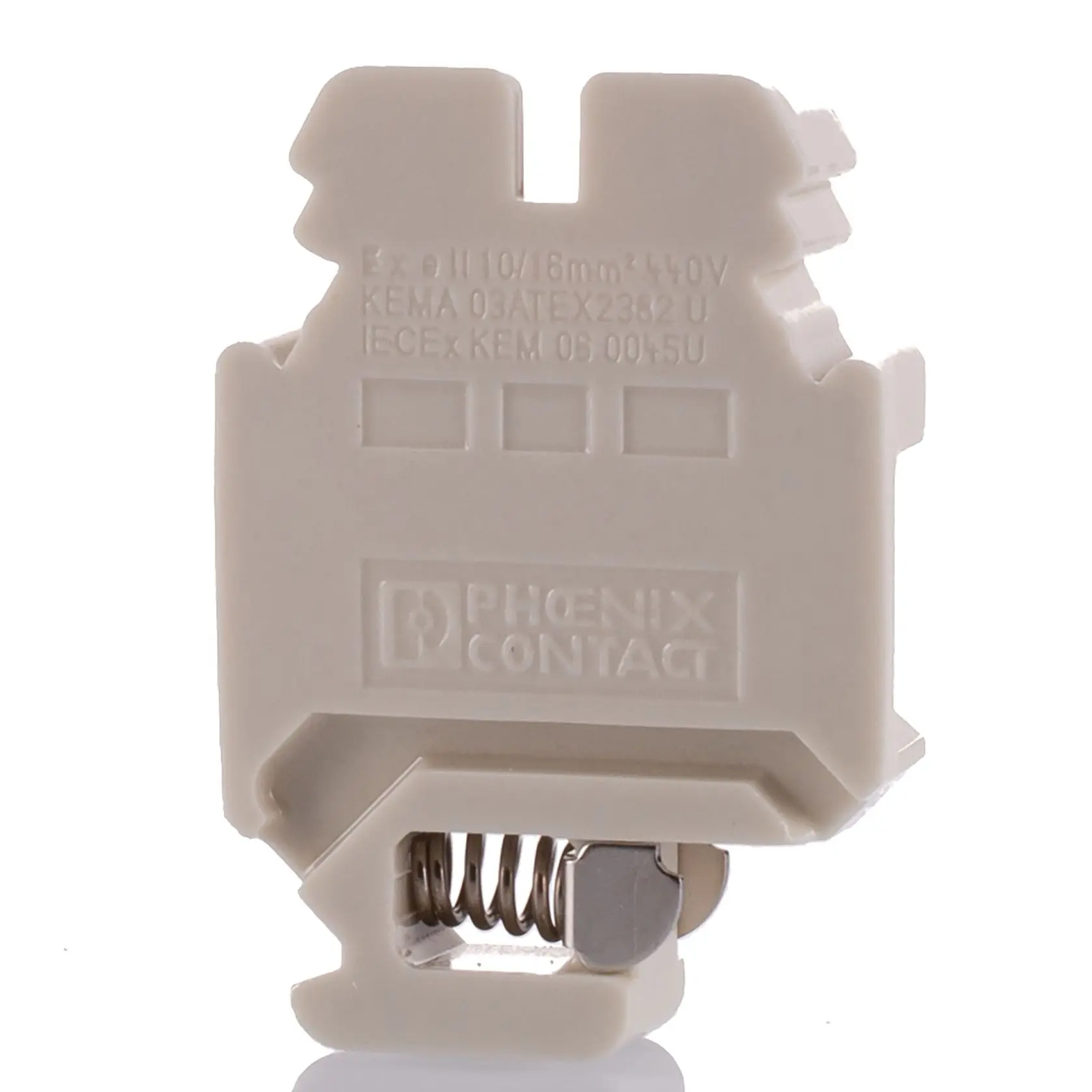 Produktfoto 1 von Phoenix Contact SSK 116 KER-EX Anschlussklemmenblock für Durchkontaktierung 1 Weiß, 0.5mm², 16 mm², 630V