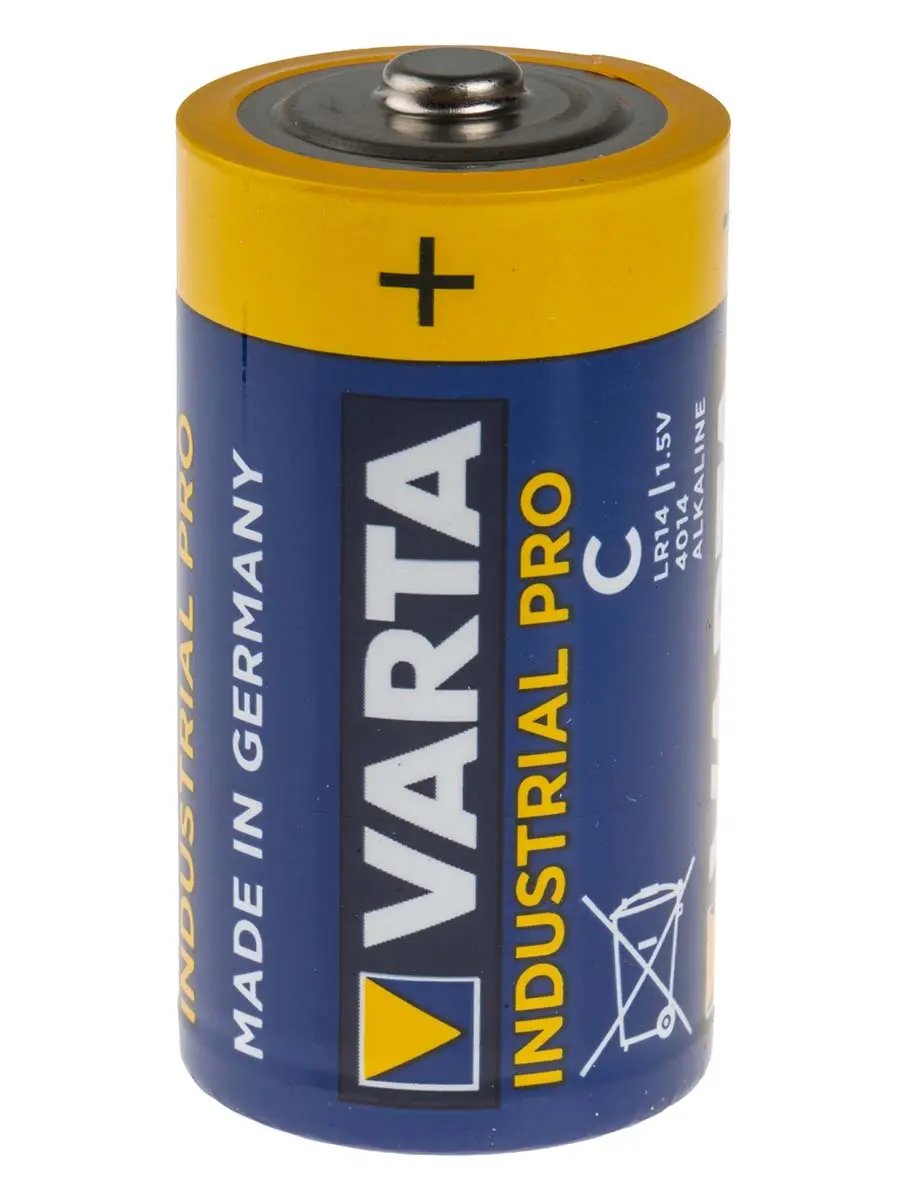 Produktfoto 1 von Varta Industrial, LR14, Alkali, C Batterien, 1.5V