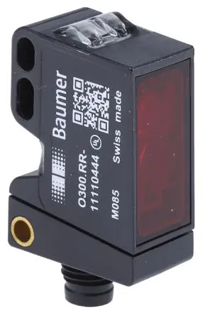 Produktfoto 1 von Baumer O300 Kubisch Optischer Sensor, Reflektierend, Push-Pull Ausgang, Kabel