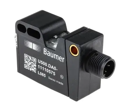 Produktfoto 1 von Baumer M12 Ultraschall-Näherungssensor, Kubisch 1000 mm / 38mA 4 bis 20 mA, IP67 30 V dc
