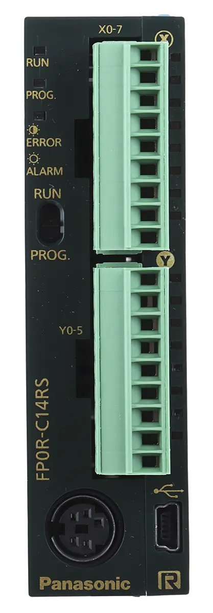 Produktfoto 1 von Panasonic AFPOR Series SPS CPU, 8 Eing. Relais Ausg.Typ Sink Eing.Typ