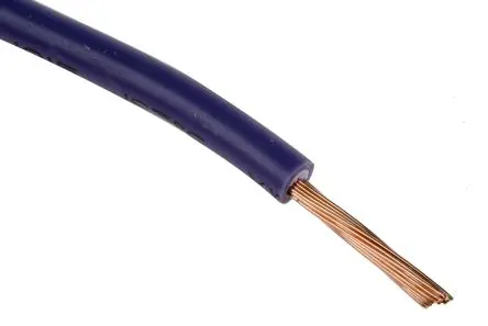 Produktfoto 1 von RS PRO Schaltdraht, 16 AWG 100 m Violett Ø 3.3 mm 30 Litzen