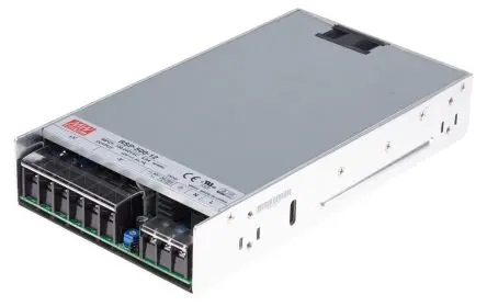 Produktfoto 1 von MEAN WELL RSP-500 Schaltnetzteil 1-Ausg. 12V dc 500 W, Chassis 370 V dc, 264V ac 41.7A