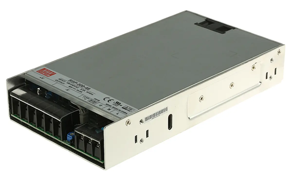 Produktfoto 1 von MEAN WELL RSP-500 Schaltnetzteil 1 48V dc 504 W, Fahrgestell 370 V dc, 264V ac