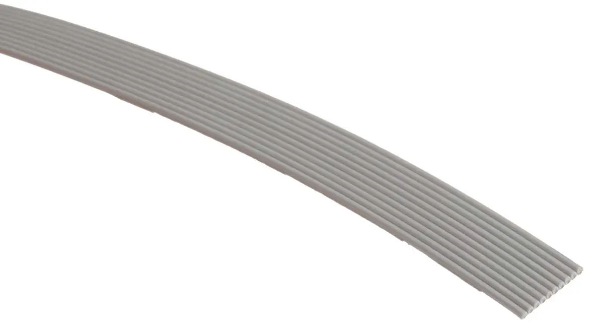 Produktfoto 1 von 3M 3756 Flachbandkabel , 10-adrig, Raster 0.64mm Nicht abgeschlossen 6,35 mm