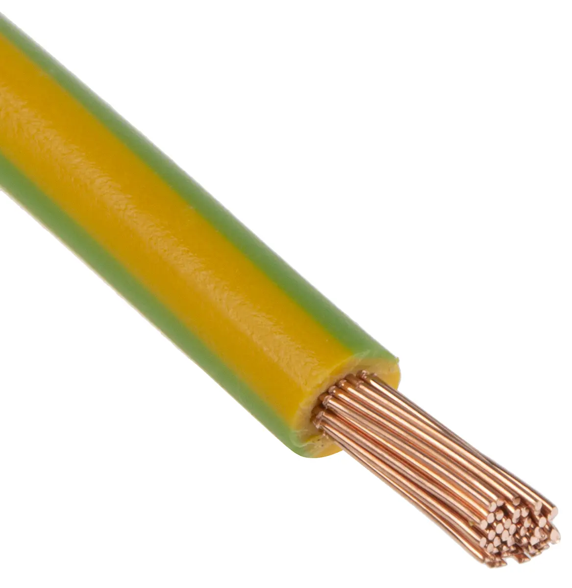 Produktfoto 1 von Lapp Einzeladerleitung 4 mm² 100m Grün/Gelb PVC isoliert Ø 4.8mm