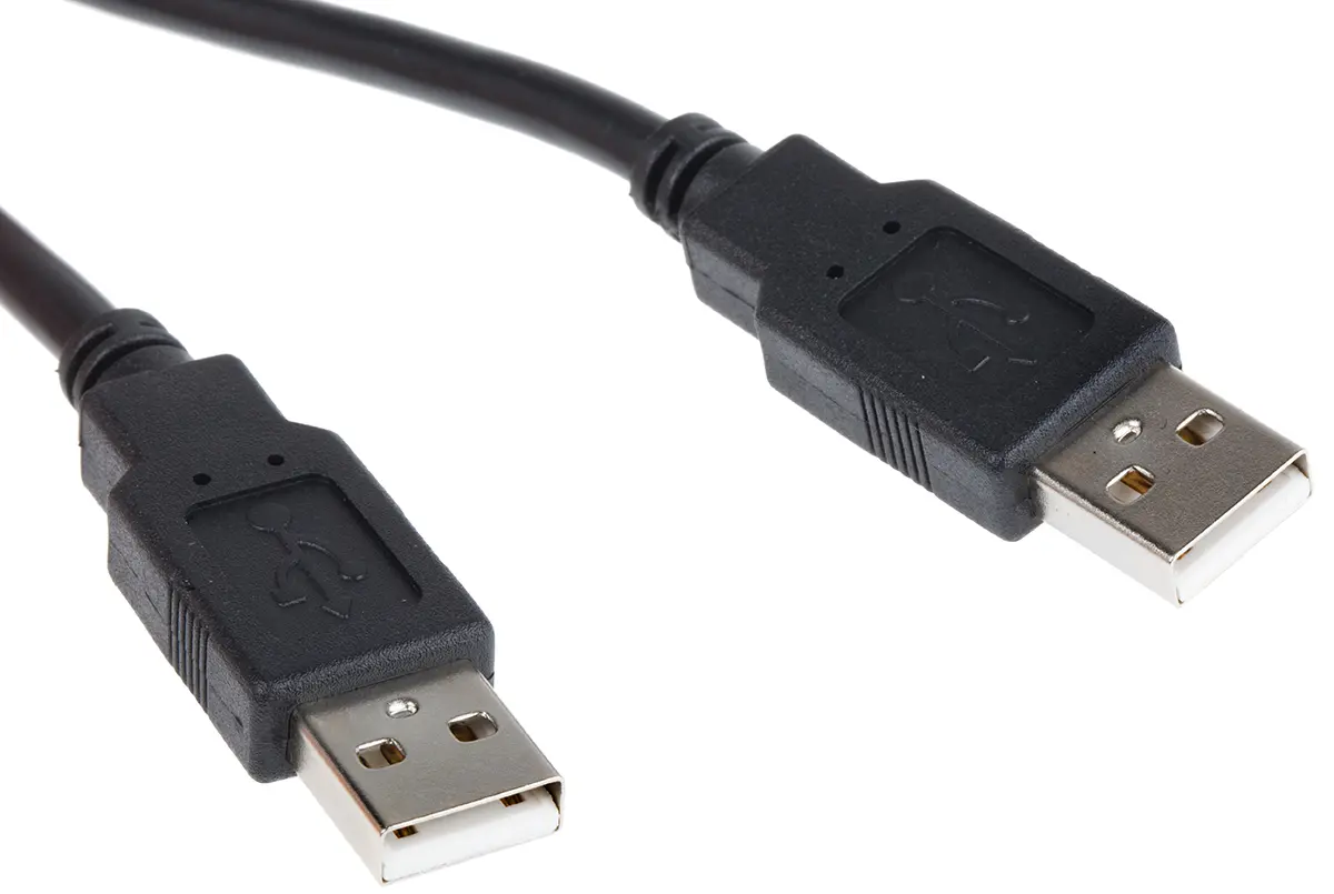 Produktfoto 1 von Roline Stecker USB-Kabel, USB Typ A Stecker / USB Typ A, 1.8 m USB 2.0 Schwarz
