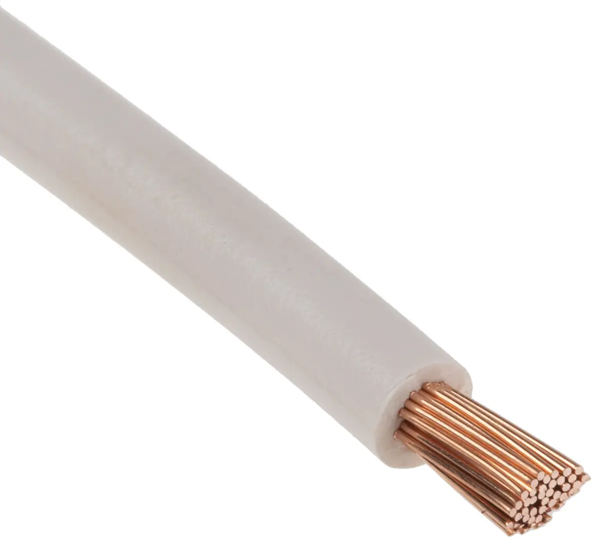 Produktfoto 1 von Lapp Einzeladerleitung 4 mm² 100m Weiß PVC isoliert Ø 4.8mm