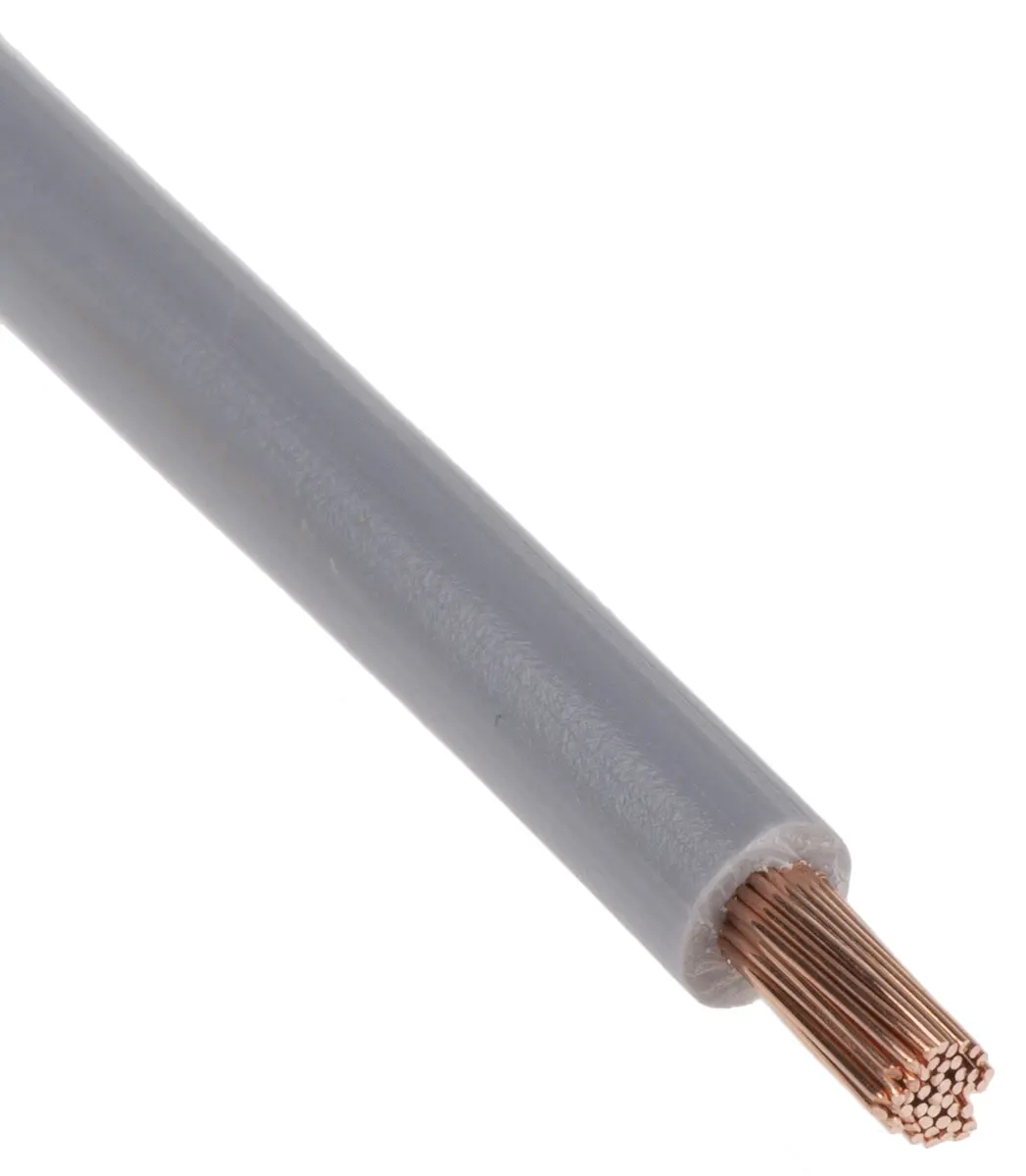 Produktfoto 1 von Lapp Einzeladerleitung 4 mm² 100m Grau PVC isoliert Ø 4.8mm
