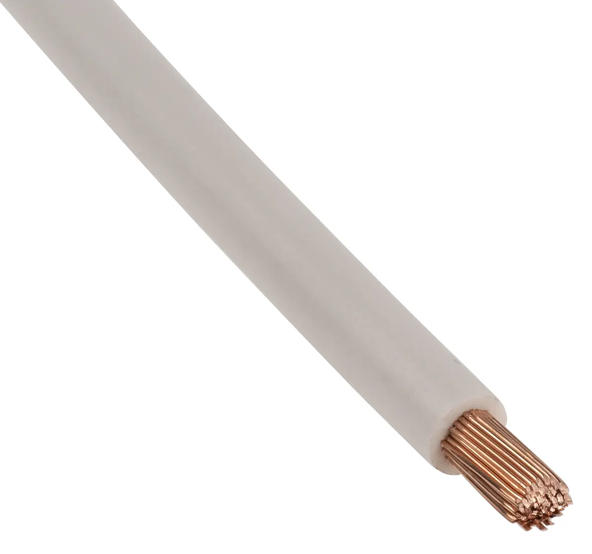 Produktfoto 1 von Lapp Einzeladerleitung 6 mm² 100m Weiß PVC isoliert Ø 5.3mm