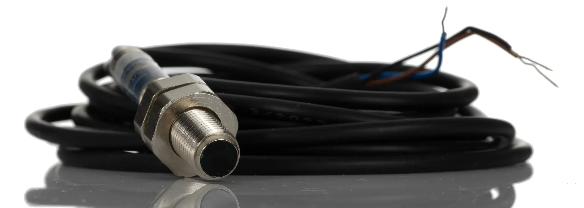 Produktfoto 1 von Telemecanique zylindrisch Optischer Sensor, Diffus, Bereich 70 mm, PNP Ausgang, Anschlusskabel