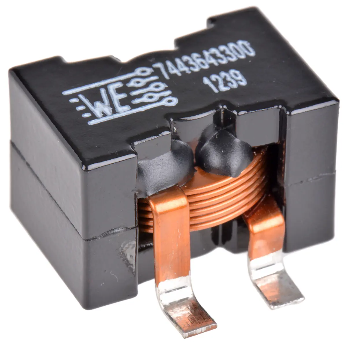 Produktfoto 1 von Wurth Elektronik WE-HCF Drosselspule Ja, 33 μH 30 A AEC-Q200 mit Mangan Zink Ferrit-Kern, 2818 Gehäuse ±15 %