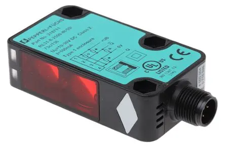 Produktfoto 1 von Pepperl + Fuchs Kubisch Optischer Sensor, Diffus, Push-Pull Ausgang
