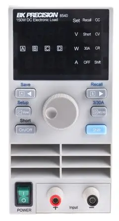 Produktfoto 1 von BK Precision 8500 Elektronische Last, 0 to 150 W, 0 to 30 A / 0.1/60 V