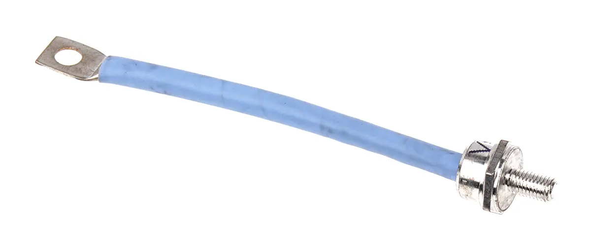 Produktfoto 1 von Vishay Schraubanschlussklemme Diode Recovery Gleichrichter Kathoden-Bolzen, 1200 V / 70 A, 2-Pin DO-203AB