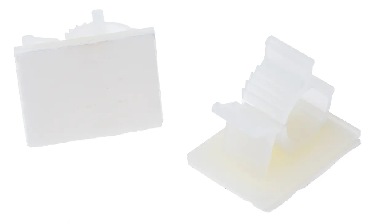 Produktfoto 1 von RS PRO Kabelklemme  steckbar, Kabel-Ø 10.3mm Nylon 19,1 mm x 22.2mm x 25.4mm