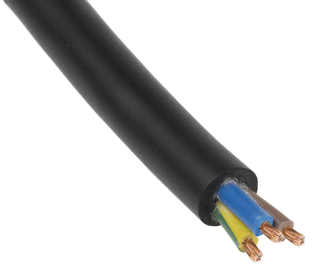 Produktfoto 1 von Lapp H07RN-F Netzkabel, 3-adrig Schwarz, 50 m, Gummi 60 °C