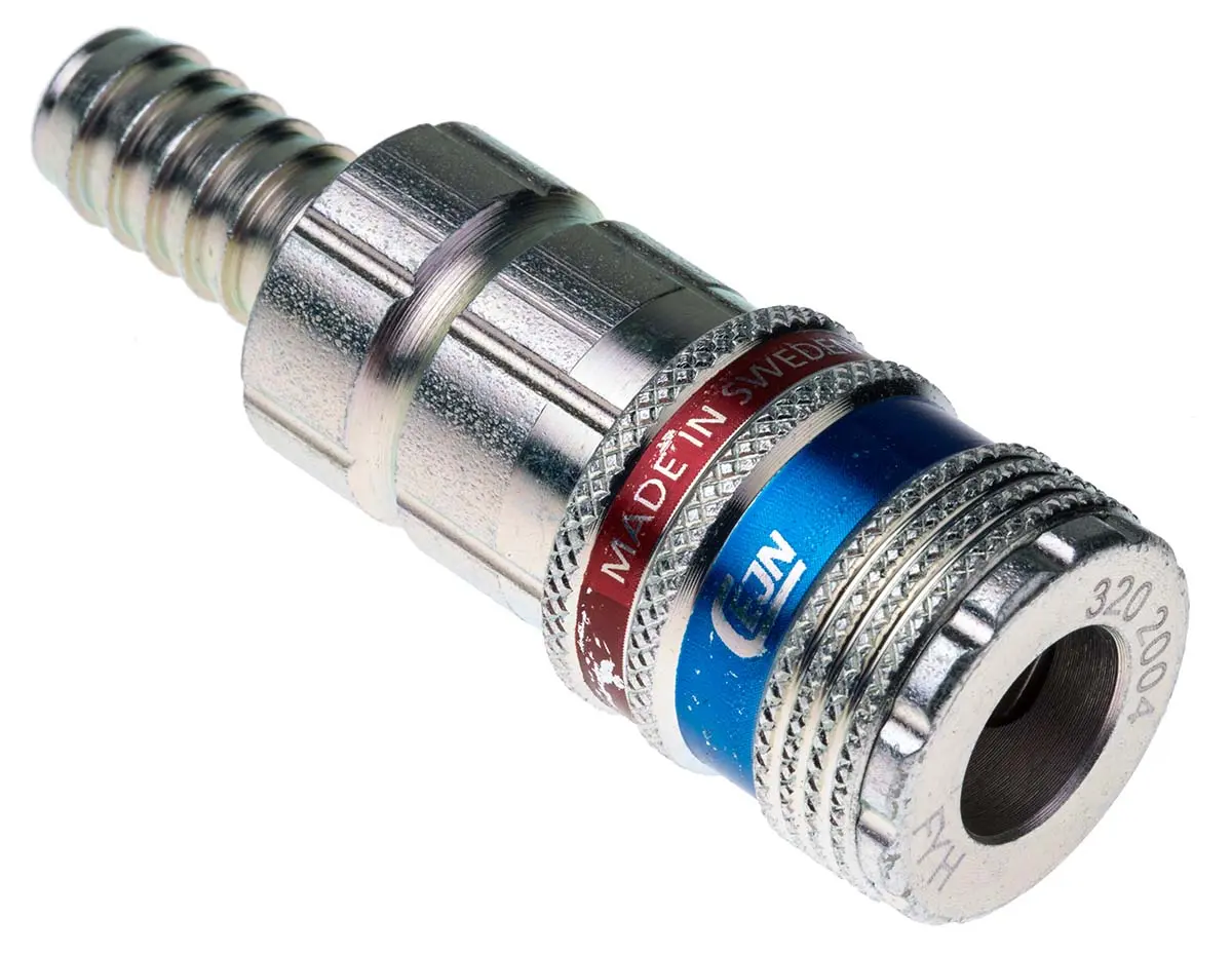 Produktfoto 1 von CEJN Pneumatische Schnellsteckkupplung Stahl, Messing Stecker/Buchse, ISO-Norm, 10mm
