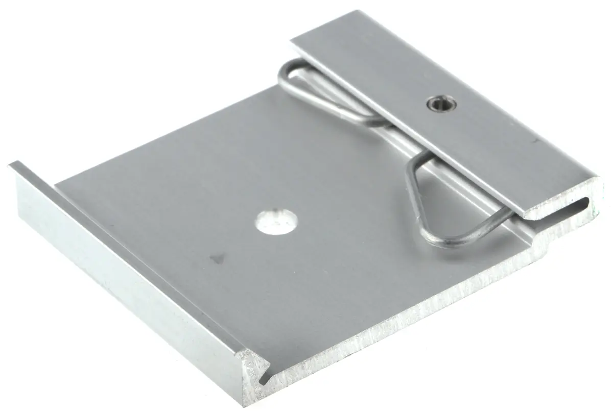 Produktfoto 1 von Hammond DIN-Hutschienen-Clip, 42 x 8 x 51.36mm, für 35-mm-DIN-Hutschiene 1427