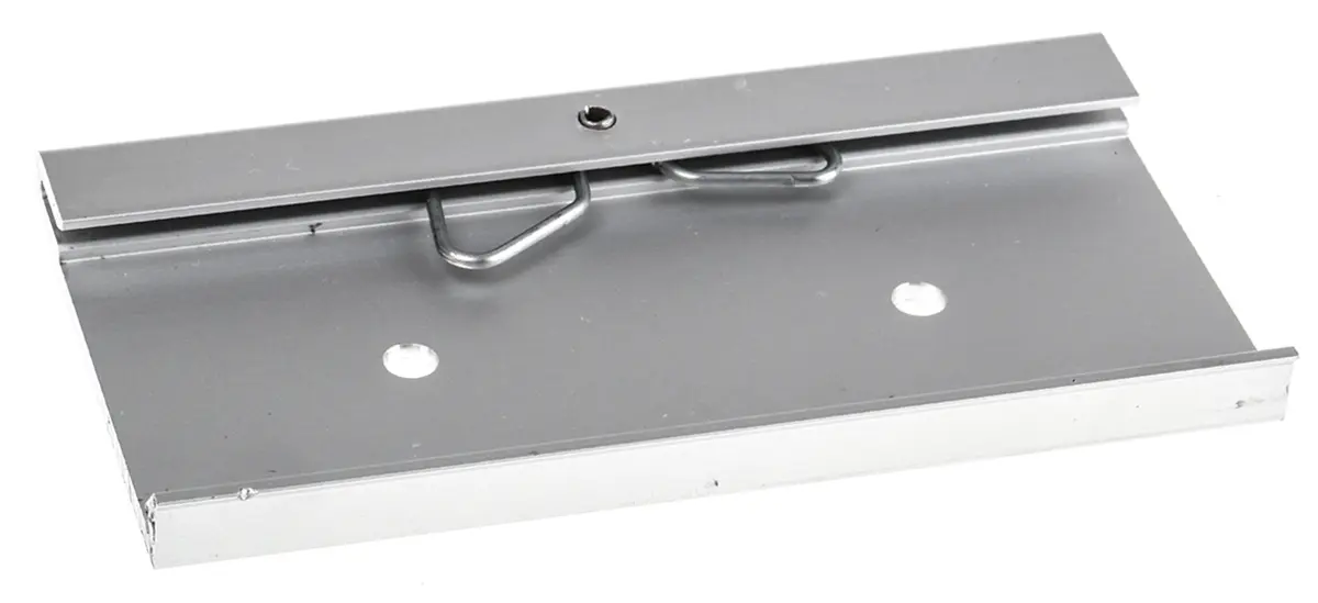 Produktfoto 1 von Hammond DIN-Hutschienen-Clip, 100 x 51 x 8mm, für 35 mm DIN-Schiene 1427