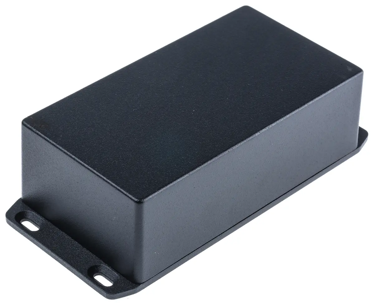 Produktfoto 1 von Hammond 1590 Aluminium Gehäuse 1590 Schwarz Außenmaß 153 x 83.1 x 50.4mm IP54