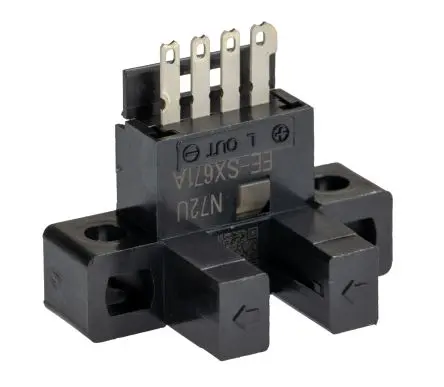 Produktfoto 1 von Omron EE-SX67 Transistor Gabel-Lichtschranke, 4-Pin