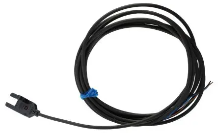 Produktfoto 1 von Omron EE-S Gabel Optischer Sensor, Durchgangsstrahl, NPN Ausgang, Vorverdrahtet