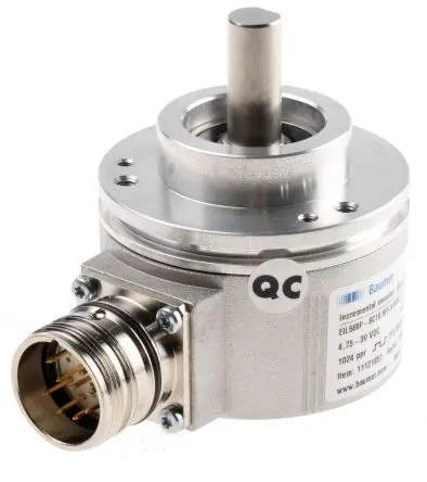 Produktfoto 1 von Baumer EIL580P Inkrementalgeber Optisch 65536 Impulse/Umdrehung/U, 30V dc, 12000 U/min, TTL/HTL Fest mit Ø 10 mm Schaft