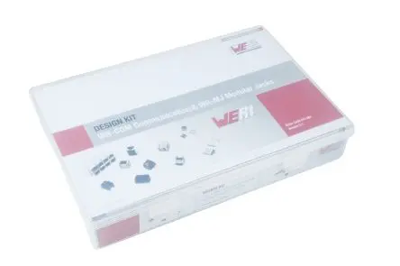 Produktfoto 1 von Wurth Elektronik 615001 Stecker Cat3 RJ-Kit, 1-Port Abgeschirmt Oberfläche Horizontal