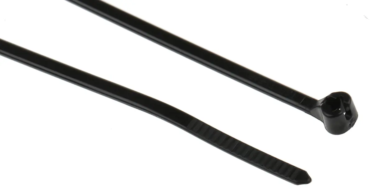 Thomas & Betts Ty-Rap Nylon 6.6 Kabelbinder Witterungsbeständig Schwarz 2.29 mm x 203.2 mm