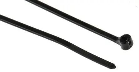 Produktfoto 1 von Thomas & Betts Ty-Rap Nylon 6.6 Kabelbinder Witterungsbeständig Schwarz 2.29mm x 203.2 mm