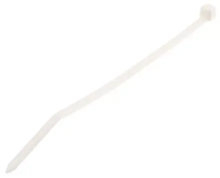 Produktfoto 1 von Thomas & Betts Ty-Fast Nylon 6.6 Kabelbinder Kabelbinder Weiß 2.5mm x 100 mm